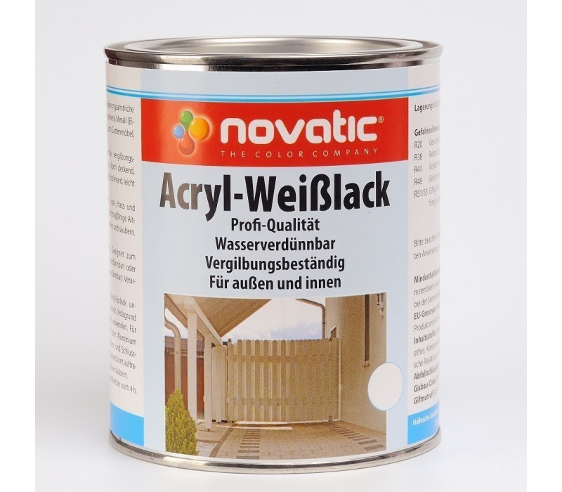 novatic Acryl-Weißlack AD26 - weiß