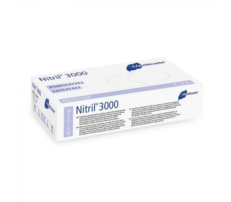 Meditrade Nitril 3000 | Untersuchungshandschuhe - 100Stk.